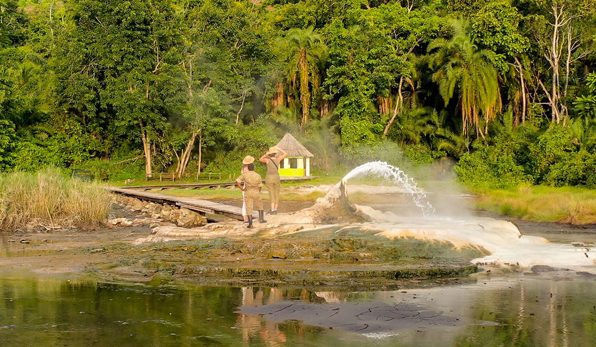 Sempaya Hotsprings in Semuliki National Park